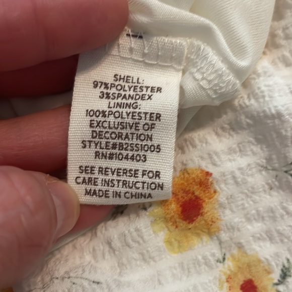 NWT Summer floral skirt. Size L. - Picture 8 of 8